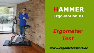 Hammer ErgoMotion BT im Test ERGOMETER amp HEIMTRAINER ergometertest [upl. by Einnoj]