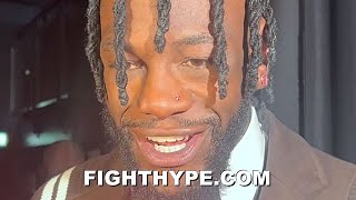 DEONTAY WILDER IMMEDIATE REACTION AFTER ANTHONY JOSHUA FACE TO FACE ENCOUNTER FIRST WORDS ON PARKER [upl. by Bunder]