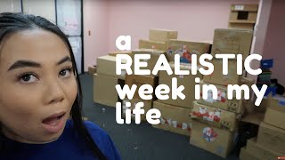 A REALISTIC week in my life as a business owner  studio vlog [upl. by Frida894]