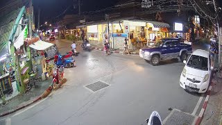 🔴 Piri Piri Mediterranean Bar amp Grill  Lamai  Koh Samui  Thailand  Live Street Webcam  1440p [upl. by Anead]