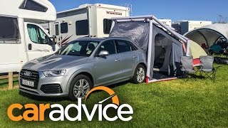 Audi Q3 Camping Tent Demonstration [upl. by Ellerud]