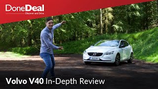 Volvo V40 Full Review  DoneDeal [upl. by Yasibit]