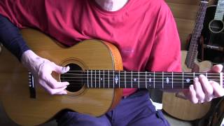 Lesson Fingerpicking Mance Lipscombs Charley James  TAB available [upl. by Ecnahs]