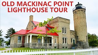 Old Mackinac Point Lighthouse Tour To The Top [upl. by Jehius]