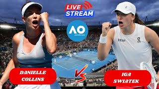 WTA LIVE IGA SWIATEK VS DANIELLE COLLINS AUSTRALIAN OPEN 2024 TENNIS PREVIEW STREAM [upl. by Notyard]