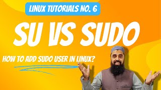 Linux Tutorials for Beginners  su vs sudo in Linux  How to give sudo permission to a user in Linux [upl. by Robinet]