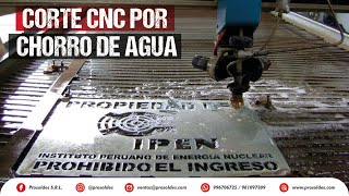 Corte por Chorro de Agua y Oxiacetileno CNC PARTE 1  PROSOLDES [upl. by Akcirret969]