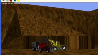 Earthmoving Operations VITASCOPE Visualization System by Vineet R Kamat and Julio C Martinez [upl. by Dlaner]