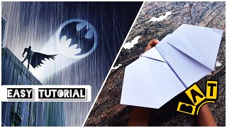 How To Make a Paper Bat with Flapping Wings [upl. by Yrrej]