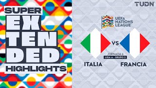 SUPER EXTENDED HIGHLIGHTS  Italia vs Inglaterra  UEFA Nations League 2024  TUDN [upl. by Enovi323]