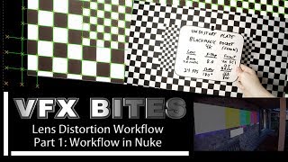 VFX Bites Lens Distortion Workflow Part 1 [upl. by Ynohtna]