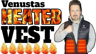 🔥 Venustas Heated Vest Review 🔥 Lightweight Warm Long Battery Life amp Backup Power for Your Phone [upl. by Hennebery]