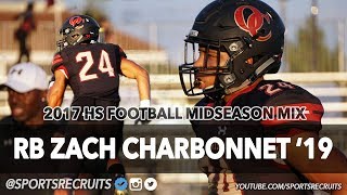 CALIS HOTTEST 2019 RB Zach Charbonnet 61 190 Oaks Christian SportsRecruits Highlights [upl. by Aietal]