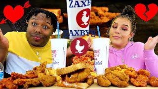 Is Our Relationship Confusing🤔 Zaxbys Mukbang🐔 [upl. by Odraccir]