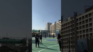 Throwball Match For Girls Inter College Foryou Throwball [upl. by Clayton812]