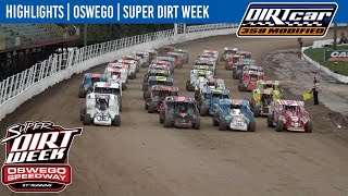 DIRTcar 358 Modifieds  Super Dirt Week  Oswego Speedway  October 9 2023  HIGHLIGHTS [upl. by Batish]