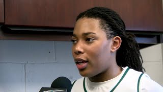 Womens Basketball vs Widener  Post Game Interview with Kalea Wynter [upl. by Apurk]