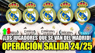 ANCELOTTI QUIERE FUERA a ESTOS JUGADORES  Las SALIDAS CONFIRMADAS del REAL MADRID 2425 [upl. by Richmond]