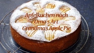 Apfelkuchen nach Omas Art  Grandmas Apple Pie [upl. by Ahseiyk]