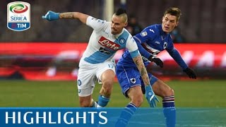 Napoli  Sampdoria 21  Highlights  Giornata 19  Serie A TIM 201617 [upl. by Nobile637]