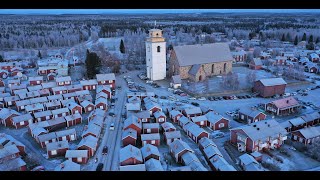 Christmas in Sweden Gammelstad Christmas Market in Luleå in Swedish Lapland UNESCO World Heritage [upl. by Krutz]