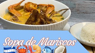 Sopa de Mariscos Hondureña [upl. by Lleihsad]