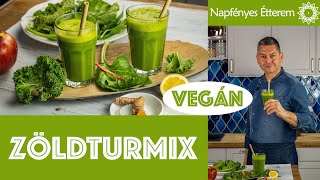 Zöld turmixgreen smoothiea vitaminbomba [upl. by Glick]