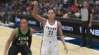 Indiana Fever vs Minnesota Lynx  WNBA Today 82424 Full Game Highlights NBA 2K24 Sim [upl. by Justinn684]