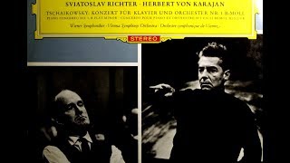 Tchaikovsky  Richter  Von Karajan 1962 Piano Concerto No 1 in Bflat minor Op 23 [upl. by Harimas]