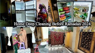 HOME Deep Cleaning Before Ramadan 2024  Bushra Nouman VlogzZ [upl. by Elboa]