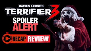 TERRIFIER 3 SPOILER ALERT MOVIE RECAP REVIEW movie review edit clips like subscribe [upl. by Sebastian347]