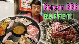 BEST All You Can Eat KOREAN BBQ Buffet in Seoul South Korea [upl. by Ahsienauq]