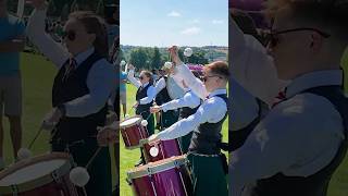 drumcorps with St Laurence OToole pipeband practice before 2024 European Championships shorts [upl. by Tatiania38]