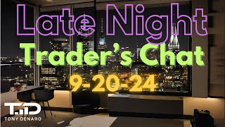 AMC GME amp more Late Night Traders Chat  Sept 20 2024 [upl. by Medarda]