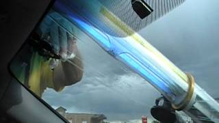 How to Repair a Long Crack in a Windshield by Crack Eraser [upl. by Leorsiy]