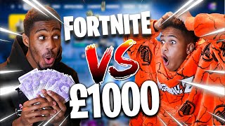 I Bet A £1000 That My Brother Couldnt BEAT Me At Fortnite [upl. by Suehtomit870]