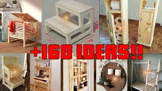 160 Ideas de madera que puedes hacer para vender y Generar Ingresos 🔥💰 [upl. by Haidadej]