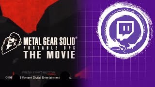 METAL GEAR SOLID Portable Ops The Movie  Metal Gear Saga Part 28  Stream Four Star [upl. by Norod]