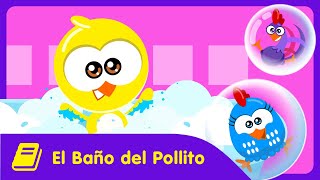 Gallina Pintadita Mini  Historieta  El Baño del Pollito [upl. by Aleron42]