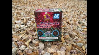 Phantom Fireworks  Strobing Energy 16 shots 200 g cake [upl. by Canfield]