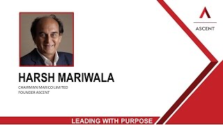 Harsh Mariwala on Leading With Purpose  ASCENT CONCLAVE 2016 [upl. by Delp903]