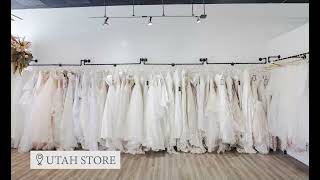 Try on amp Shop Your Wedding Dresses at Utah  Cocomelody Utah Store [upl. by Acessej400]