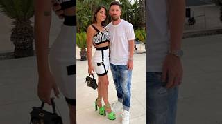 Messi his wife antonella roccuzzo new video football messi [upl. by Ettezus]