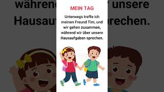 Ein Tag im Leben von Mia Familie Freundschaft und Abenteuer A1A2 Deutsch Level [upl. by Schindler]