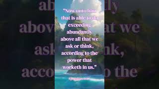 quotExceeding Abundantly Above All That We Ask Or Thinkquot victory abundance godsword [upl. by Annecorinne]