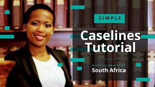 Caselines Quick Tutorial caselines law lawyer admission [upl. by Ataliah649]