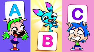 I learn ABC with fun song learn kids cartoon [upl. by Heintz]