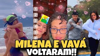 Milena e Vavá estão namorando 😱 [upl. by Carolus]