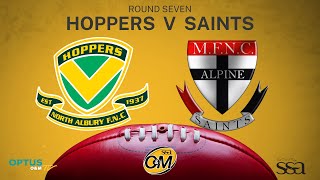 R07 2023  North Albury Hoppers vs Myrtleford Saints [upl. by Hnoj]