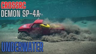 RC CRAWLER CROSSRC Demon SP4A UNDERWATER 4X4 OFFROAD [upl. by Agnesse]